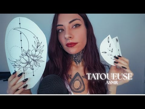 ASMR ROLEPLAY TATOUEUSE | TU AS RENDEZ-VOUS POUR TON TATOUAGE (MESURE, CHUCHOTEMENT,VISUEL)