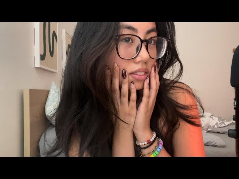nail tapping + tongue clicking asmr.˚ ༘ * 🔭