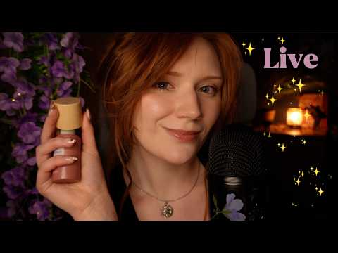ASMR Spit painting,Mic scratching,Jellyfish,Kisses,Eye cleaning,X marks,Wooden Makeup🥥🌧️