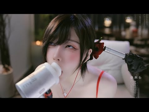 ASMR relax shop I  颜面崩坏 口水画 口腔音 弹舌 捂耳