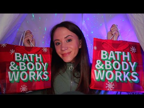 ASMR / Winter Candle Haul (whispering, tapping)