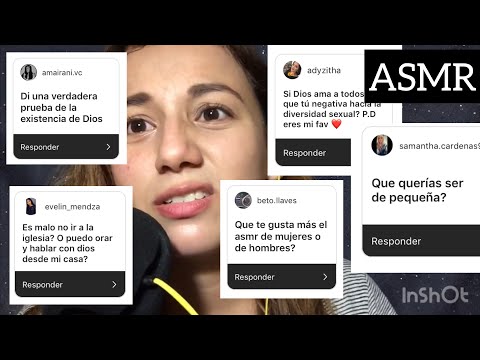 ASMR RESPONDO PREGUNTAS PERDONALES DE INSTAGRAM