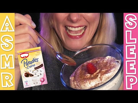 ASMR Eating Pudding 6 🍮 Soft & Satisfying - Stracciatella 😉