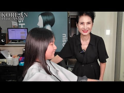 미용실ASMR 시각과청각의 활성화 # 매직 스트레이트 찰랑찰랑 윤 기나게~Korean Hair salon's ASMR activation of vision and hearing