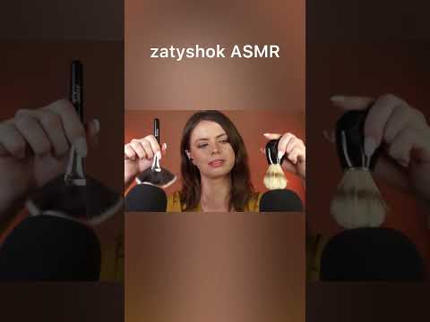 ASMR NO TALKING | Mic Brushing With Different Types of Brushes #asmr #asmrtapping #micbrushing