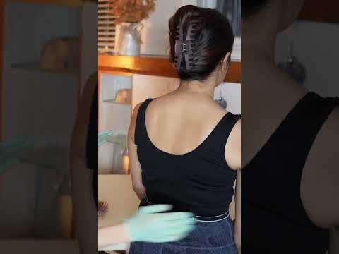 Asmr back exam #asmr #asmrsounds #asmrvideo #relaxing #relax #satisfying #satisfyingvideo #tingles