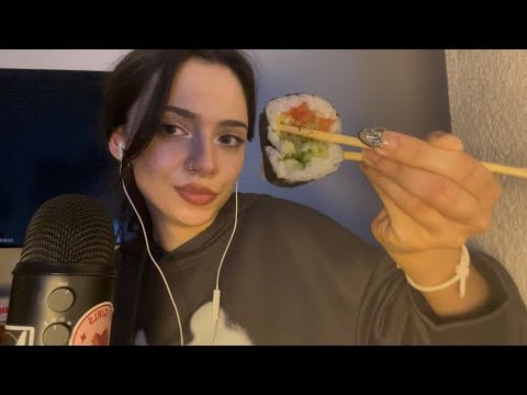 ASMR | Sushi Mukbang 🍱 (Crunchy Eating Sounds)