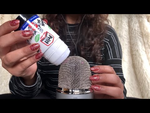 [ASMR] TINGLY Glue On Mic Sounds 😴