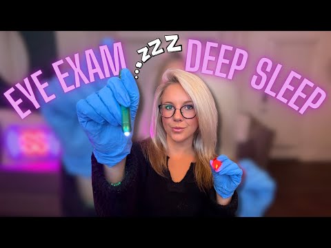 ASMR EYE EXAM for Instant DEEP SLEEP 😴💤