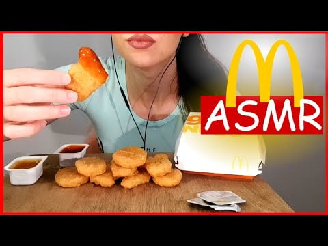 ASMR | Eating Chicken Nuggets | Crunchy Sounds | No Talking | Lady M. ASMR