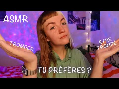 ASMR | TU PRÉFÈRES ❔ (réponds honnêtement à ces questions) 🧐