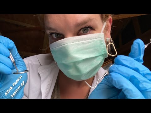 [ASMR] Your favorite French Dentist RP (Dental checkup, gloves, surgical mask)