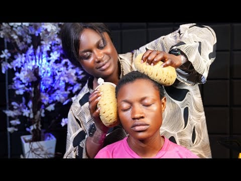 ASMR no gum fast and intense epicranium stimulation for immense sleep,oily ear massage