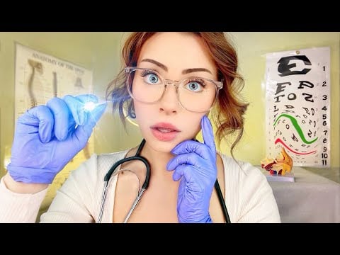 ASMR Français Examen Nerf Crânien mais RIEN ne va chez TOI ♡ yeux, oreilles, Cranial Nerve Médical