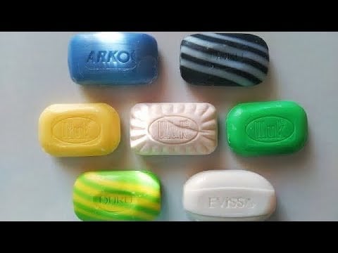 Dry Soap carving ASMR\ relaxing sounds\ No talking. Satisfying ASMR video\ Cutting soap