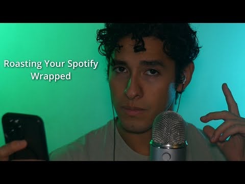 Roasting Your Spotify Wrapped ASMR | Soft spoken