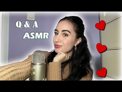 ASMR // Respondiendo a vuestras preguntas!!🫶🤞(Q&A)