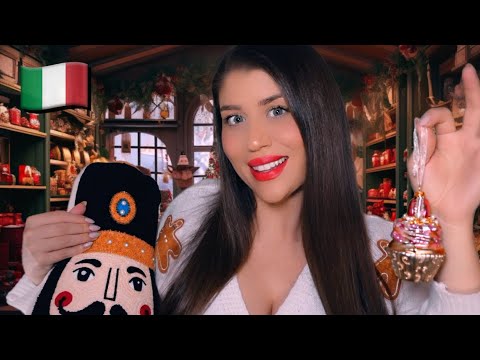 ASMR | Christmas Shop Italian Salesperson (Italian Accent)