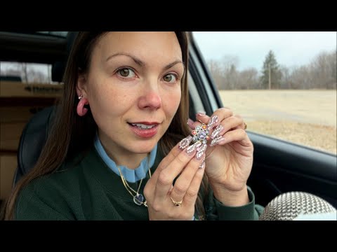 asmr with my craft JEWELRY bits + pieces🌸🥹