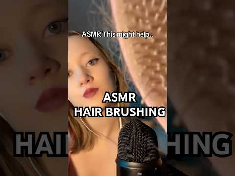 ASMR let me brush your hair!! #asmr #mouthwhisper #fabricscratching #visualtingle #pov