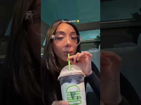 CRACKABLE MILKSHAKE 😍😍😍 #asmr