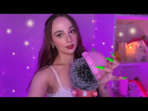 Mic Triggers + Tongue Clicking ☆🌸  the mouth sounds are super dry i promise🫢 ~ASMR♡