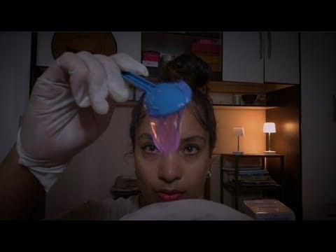 ASMR Salão de beleza: Escova progressiva fast and aggressive com brinde de massagem nos pés 🌿💇‍♀️