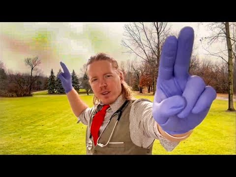 3 Hours of ASMR in the Rain (cranial nerve exam, haircut, massage, rock and tree asmr)