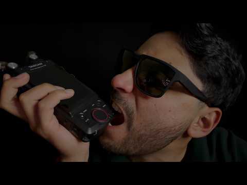 ASMR TINGLY Layered Mouth Sounds With The Tascam (NO TALKING)