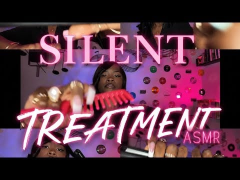 Givin you the silent treatment while curling your hair ASMR Roleplay (GUM CHEWING) 🙄😒💤😴 