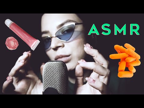 😴🎧💄ASMR lipgloss/comiendo - Cajafresca