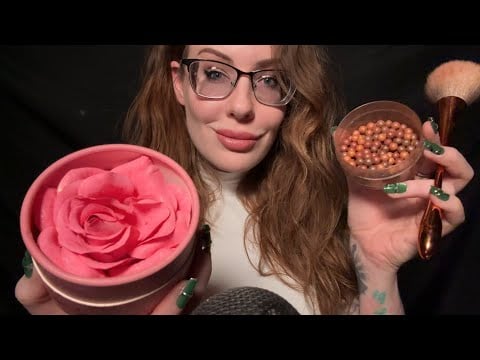 ASMR Bronzing & Blushing You w/ Pearls + Petals