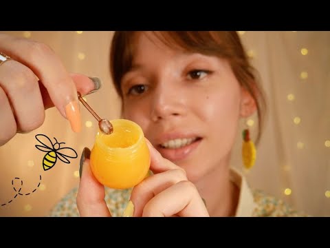 ASMR | Soin 100% Miel 🍯 Visage et Cheveux