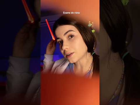 Vou te fazer algumas perguntas para testar sua visão 🤓 #asmr #asmrexam #exam #oftalmologia