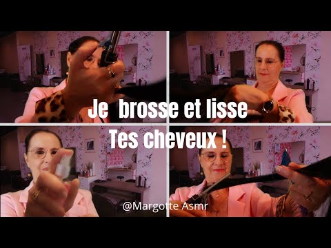 Asmr français,  vidéo 📹  personnalisée pour "Anne-Elise"  je brosse et lisse tes cheveux