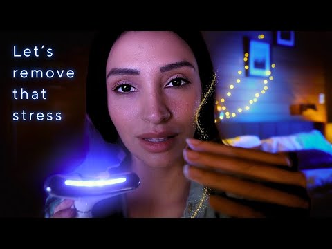 ASMR Let Me Help You Fall Asleep and Get Rid of Your Stress | Whispered Roleplay