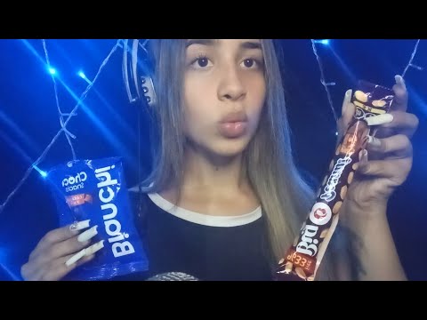 ASMR BLUE YETI - Comiendo CHOCOLATE 🍫