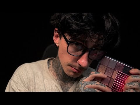 ASMR Shy Nerd Does Your Makeup