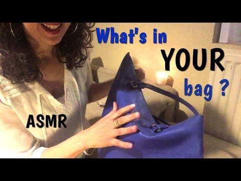 ❤️ ASMR roleplay - what’s in YOUR bag ? Chuchotement et nouveaux triggers