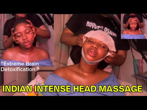 ASMR🍃INDIAN INTENSE RELAXING HEAD MASSAGE THAT WILL GIVE YOU BRAIN DETOXIFICATION FOR EXTREME SLEEP😴