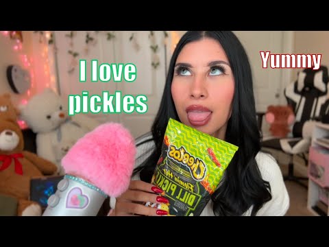 Trying Pickle HOT CHEETOS 🔥 ASMR