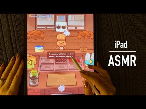 😴 iPad ASMR - 🧋 Let's Make Bubble Tea 🧋 - Clicky Whispers - iPad Sounds