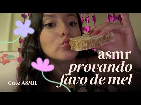 ASMR MUKBANG FAVO DE MEL 🍯 