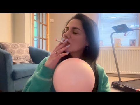 ASMR | Balloon Popping & Smoking 🎈(CV For Chris ) 💖