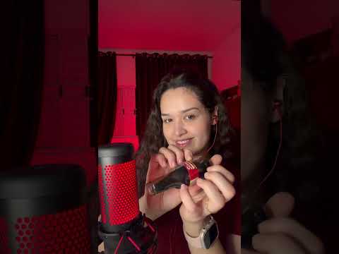 ❤️ASMR só com coisas vermelhas 🌹👠 #asmr  #asmrcolor #asmrcor