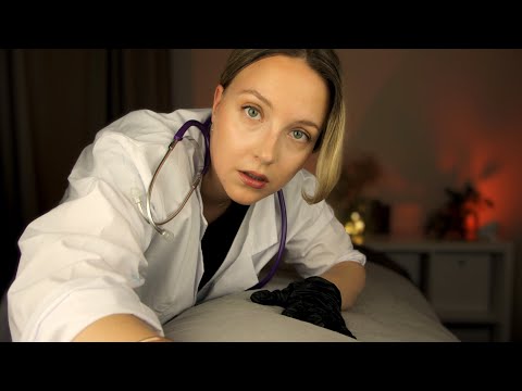 ASMR Chiropractor Tucks You In *Crispy Sheets* Body Adjustments, Massage, Face Touching Roleplay