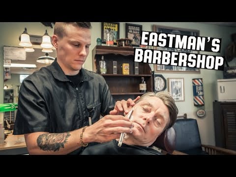 💈 Relaxing Classic Shave | Vintage Western Americana Style At Eastman’s Barbershop | Riverton Utah