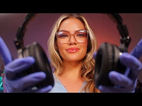 ASMR Hearing Test Eyes Closed | Up Close Ear to Ear Whispers, Beep Test, Sleep Care You Can Feel