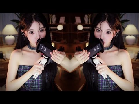 ✨ ASMR Mouth Sounds & Relaxing Ear Massage | Enqi ASMR ✨