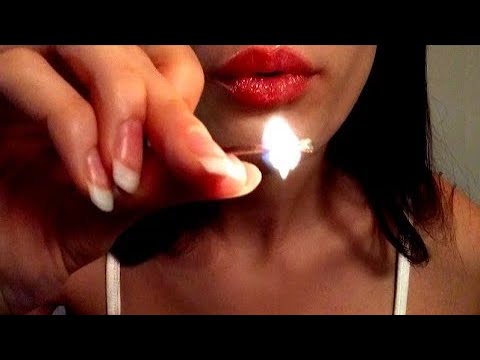 🔥ASMR Match Lighting & Extinguishing (No Talking) ♥ [RECOVERED VIDEO]